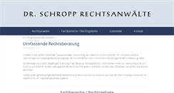 Desktop Screenshot of dr-schropp.de