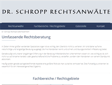 Tablet Screenshot of dr-schropp.de